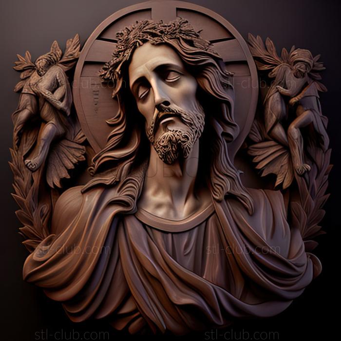 3D model st jesus (STL)